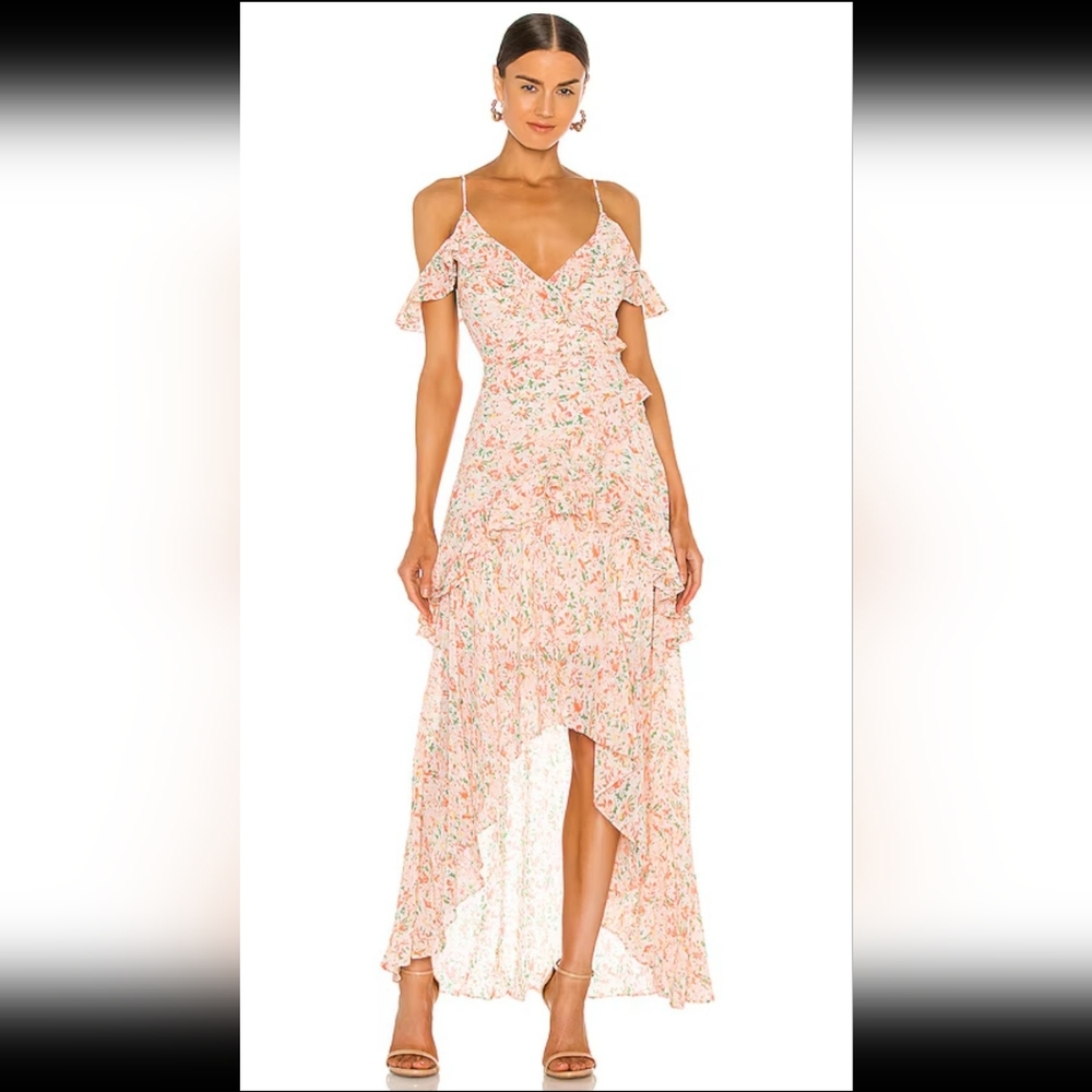 NWT ASTR The Label Pemberly Dress - Peach Orange Floral